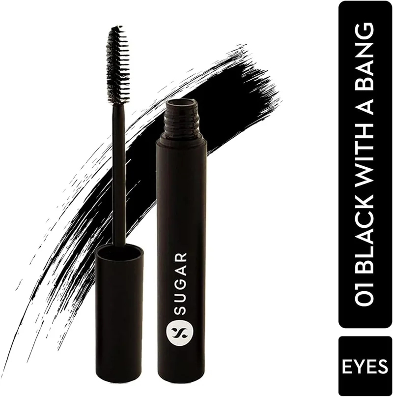 SUGAR Cosmetics SUGAR Cosmetics Lash Mob Limitless Mascara 01 Black With A Bang, 9 ml